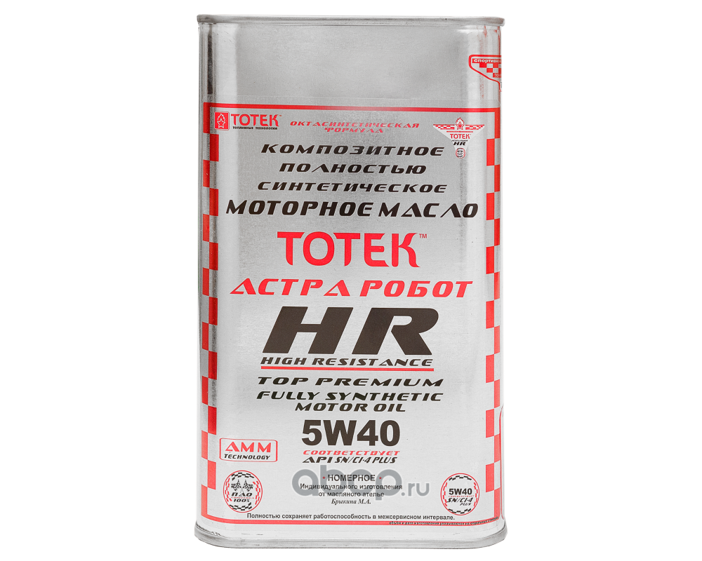 ТОТЕК HR SAE 5W40 ТОТЕК HR540001