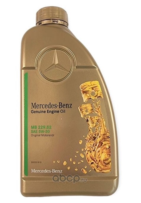 A000989820711FBDE MERCEDES-BENZ Масло ДВС синтетика 5W-30 1л.