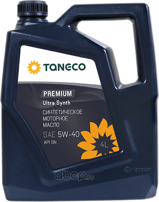 4650229680024 TATNEFT Масло моторное синтетика Taneco TANECO Premium Ultra Synth 5W-40 4 л.