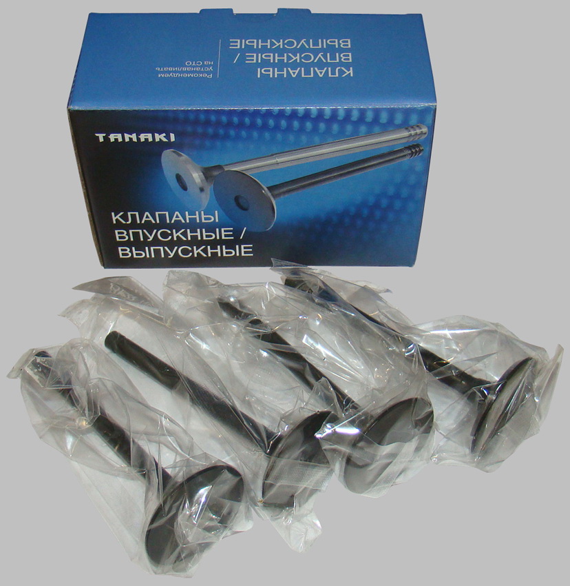 Клапан впускной ГАЗ дв.402, 511, УМЗ 417,420,421 (к-т 4шт.) TANAKI TANAKI TKG100701060