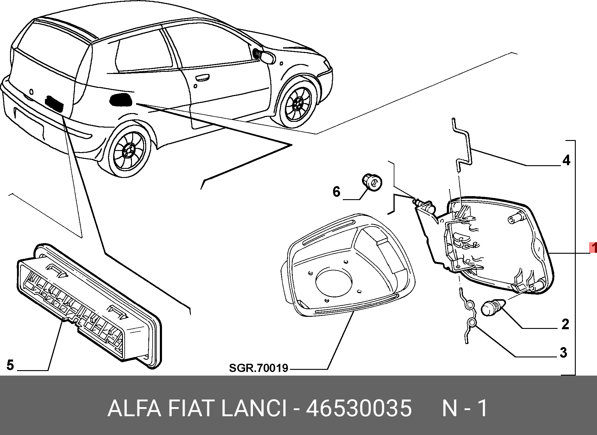 46530035 FIAT/ALFA/LANCIA 