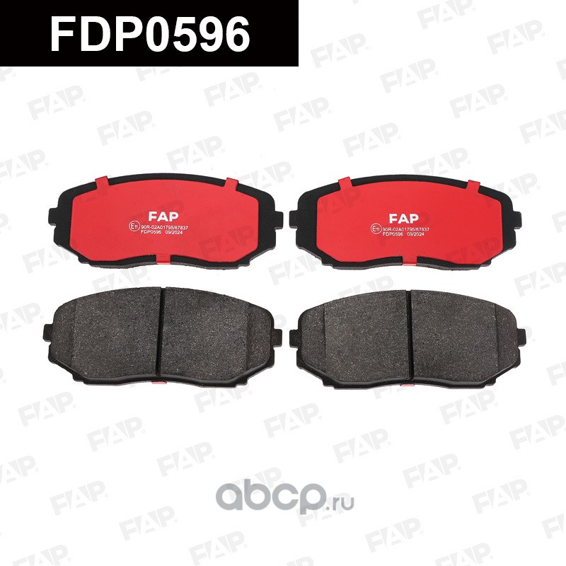 FDP0596 FAP Колодки тормозные передние