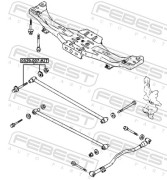 0529007KIT FEBEST Болт с эксцентриком ремкомплект