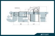 V419322 JETT ШРУС внешний