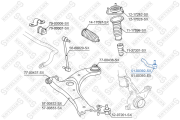 5100392SX STELLOX наконечник рулевой левый! Toyota Auris all 07>