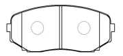 HP9193 HSB Колодки тормозные дисковые передн MAZDA: MPV I 95 - 99, MPV II 99- FORD: Edge
