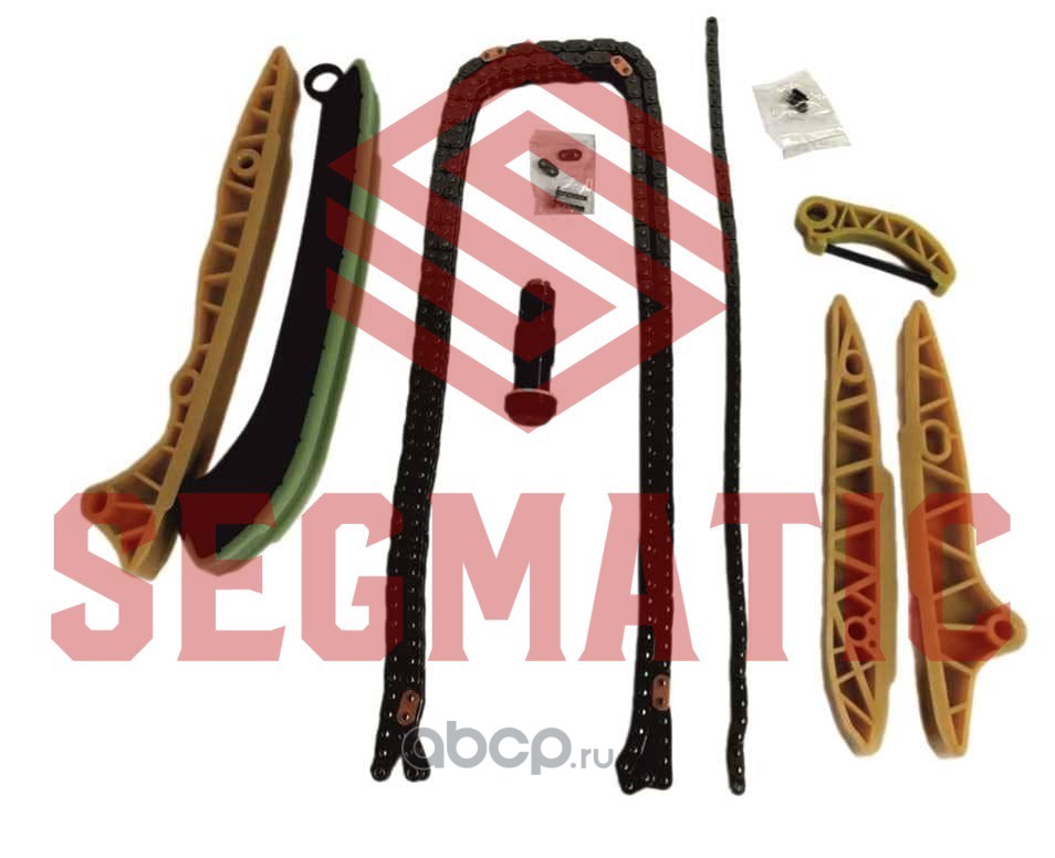 SGPS8040 SEGMATIC Комплект цепи ГРМ (Цепь-2,Нат-1,Усп-5): MERCEDES BENZ W204/C209/C219/W164/W251/R171/R230 2.5/3/3.5/