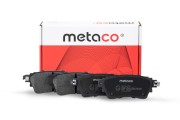 3010270 METACO Колодки тормозные задние дисковые к-кт