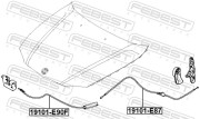 19101E90F FEBEST Трос открывания капота BMW 3 E90