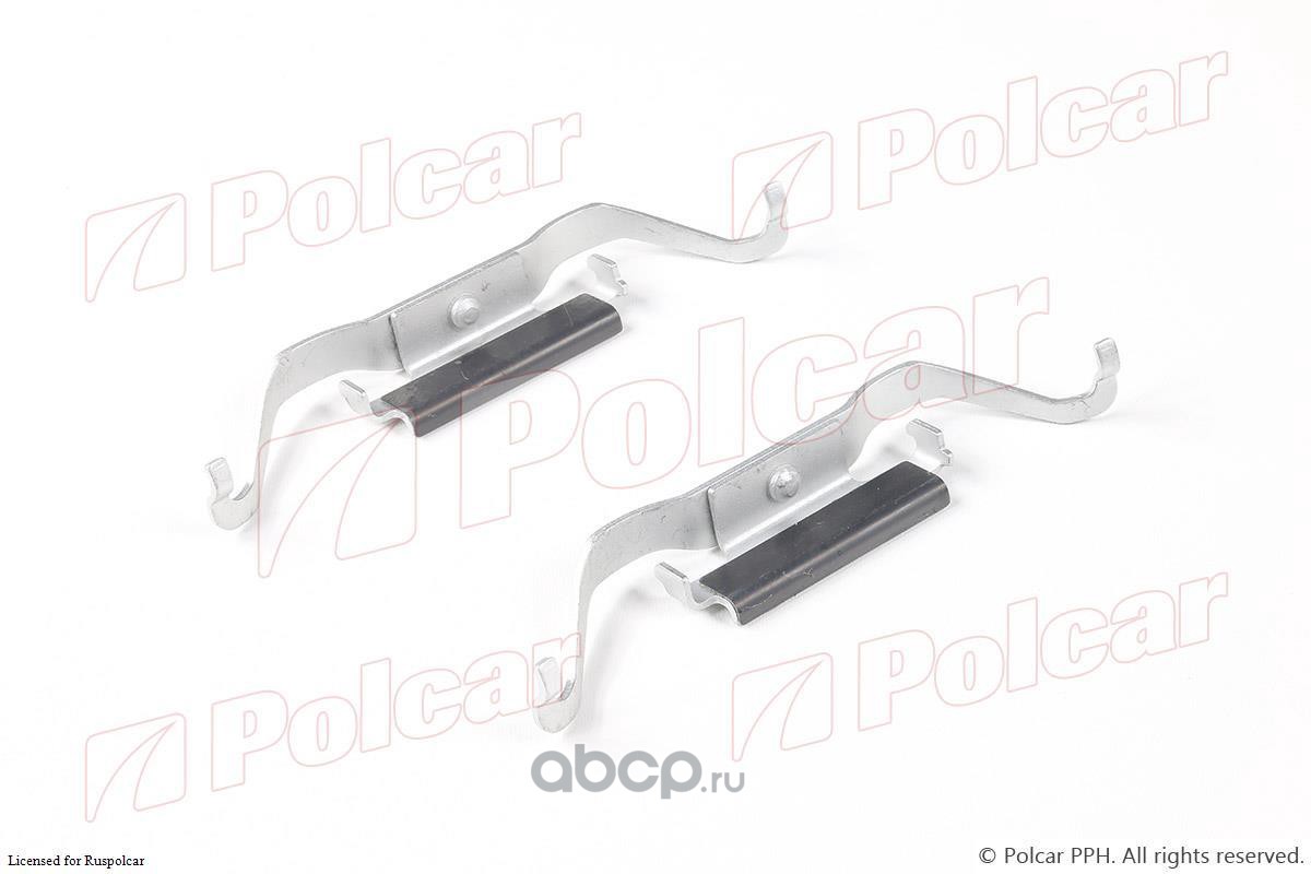 LX0490 POLCAR Монтажный комплект тормозных колодок