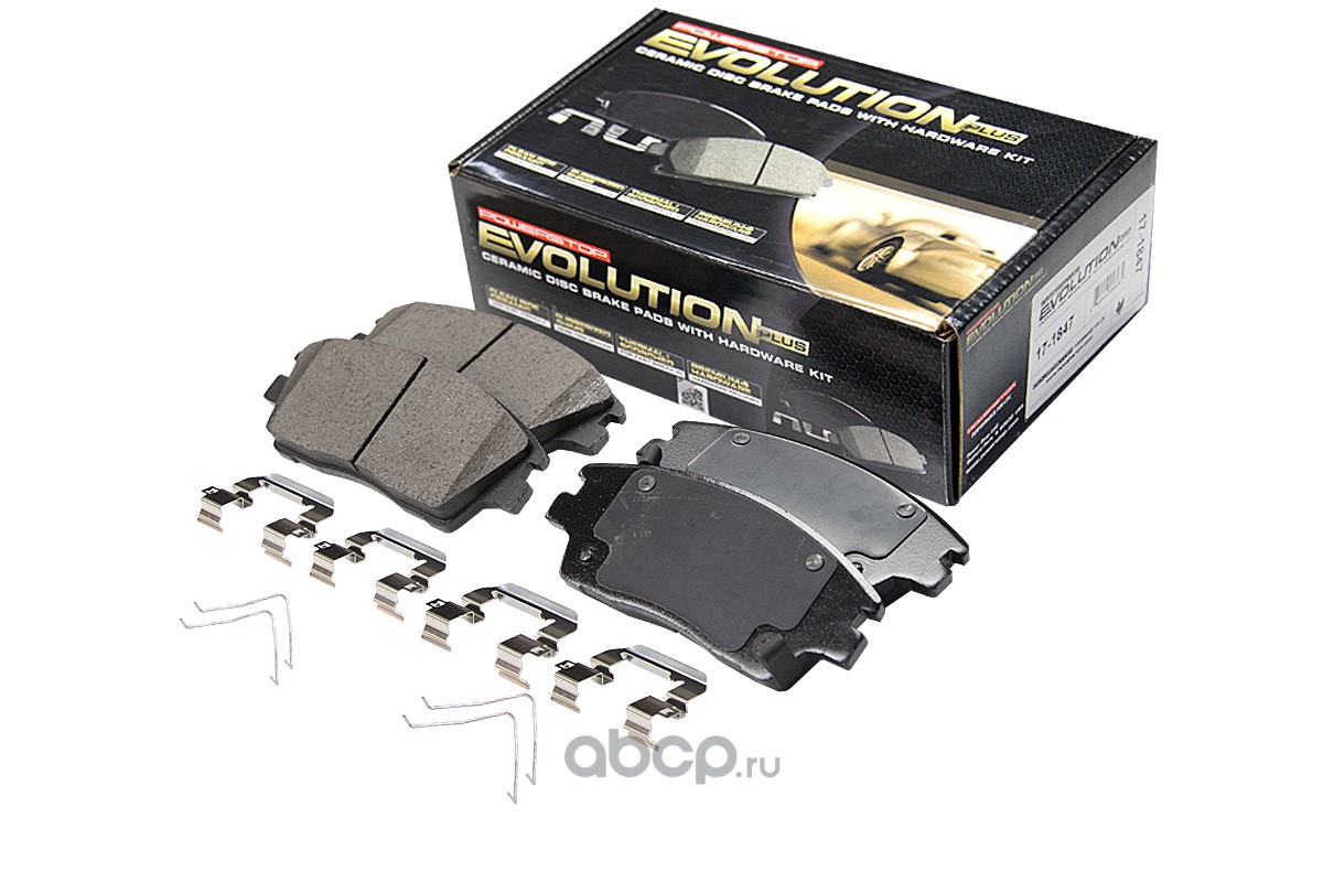 171847 POWER STOP КОЛОДКИ ТОРМОЗНЫЕ ДИСКОВЫЕ ПЕРЕДНИЕ