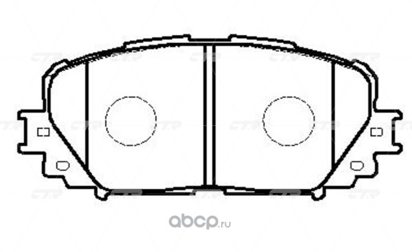 GK1173 CTR Колодки тормозные дисковые