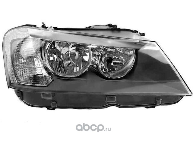 BM0X311000BR BODYPARTS X3 ФАРА ПРАВ С РЕГ.МОТОР ВНУТРИ (DEPO) ЧЕРН