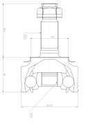 N63652H NKN ШРУС внешний