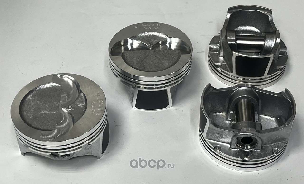 LECAR015163002 LECAR Комплект поршней (4 поршня + 4 пальца) осн. размер 82,0 Кл. А