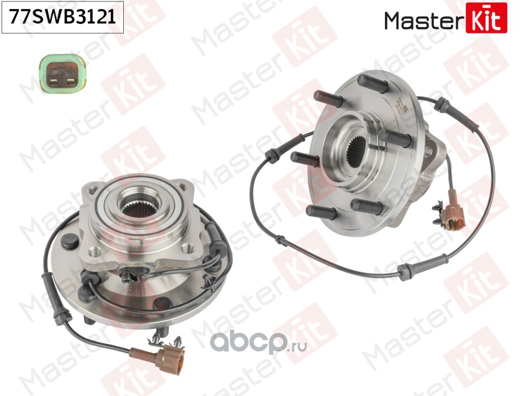 77SWB3121 MASTERKIT Ступица в сборе с подшипником