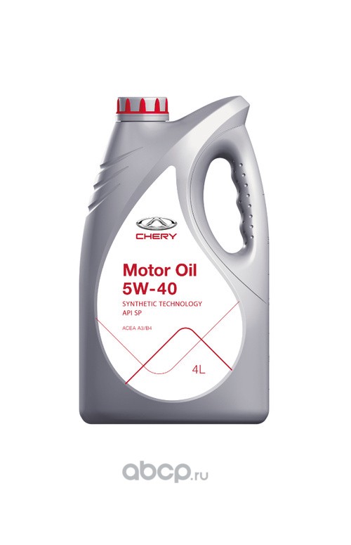 Масло моторное Chery 5W-40 API SP, ACEA A3/B4, нк. 4 л JETOUR CHERY5W404