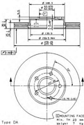 09946414 BREMBO Тормозной диск
