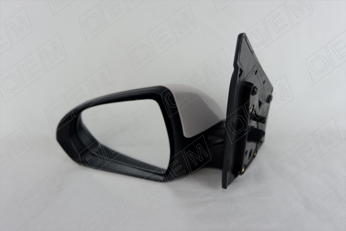 OEM0019ZL O.E.M. Зеркало левое Hyundai Solaris 2 (2017-2022) 5 контактов, без повторителя, белое, с обогревом, с эл. регулировкой