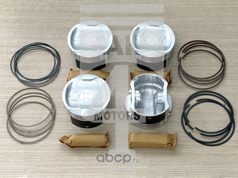 EPNS1001 ALL4MOTORS Поршень с кольцами и пальцем   STD Nissan MR20