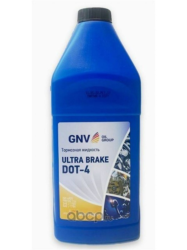 GUB1106403015030013910 GNV Тормозная жидкость GNV Ultra Brake DOT 4 (910 г.)