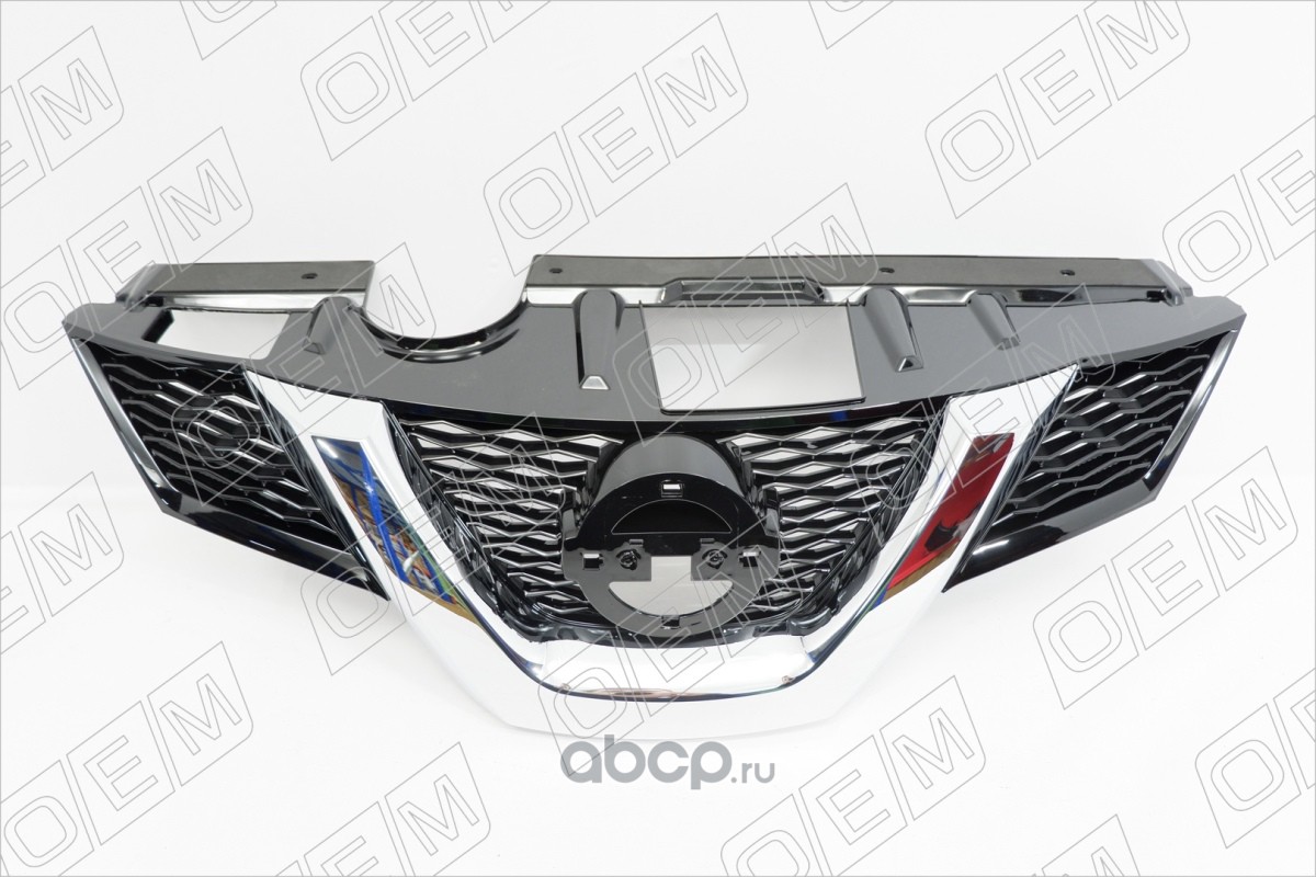 OEM3265 O.E.M. Решетка радиатора Nissan X-Trail 3 T32 2014-2017, под камеру