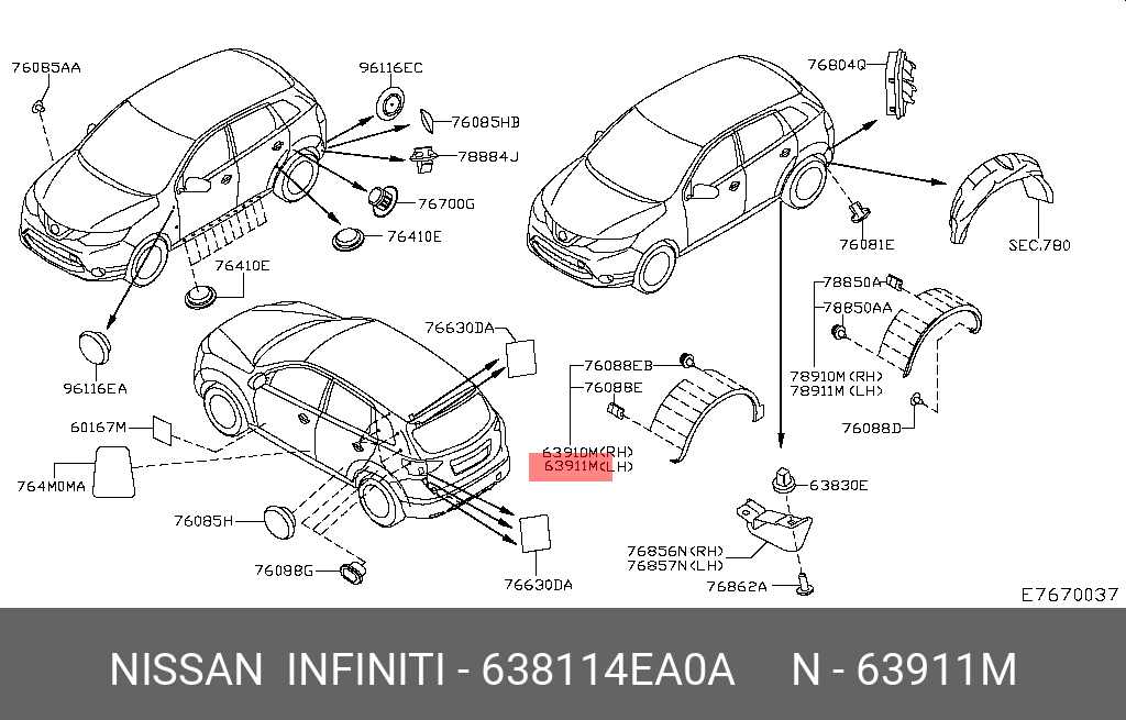 638114EA0A NISSAN -