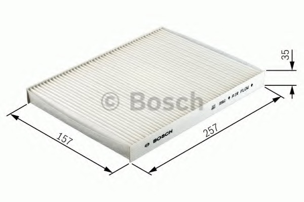 1987432327 BOSCH Фильтр, воздух во внутреннем пространстве