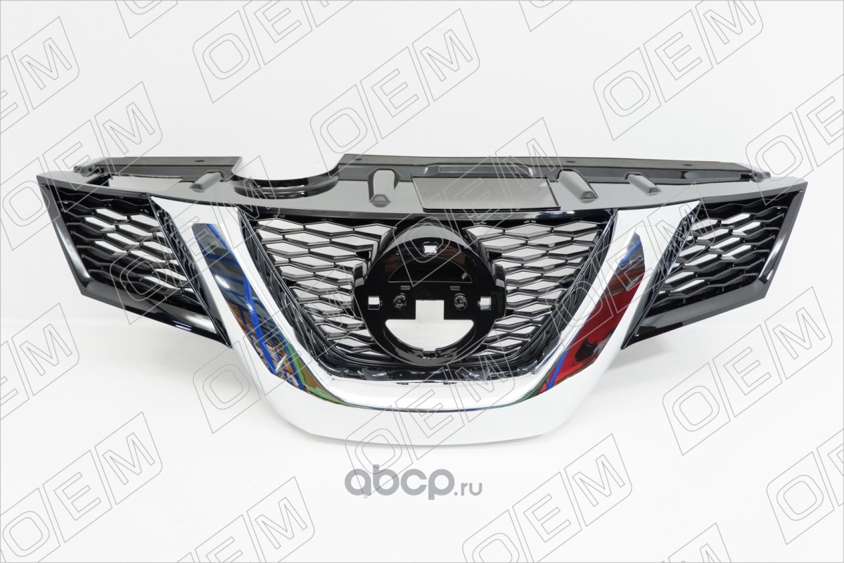 OEM3265 O.E.M. Решетка радиатора Nissan X-Trail 3 T32 2014-2017, под камеру