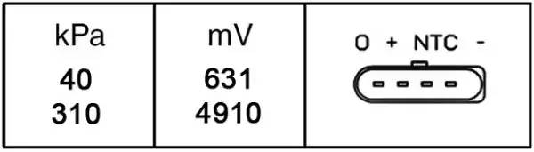 6PP009400251 HELLA Датчик, давления воздуха TIGUAN (5N_)