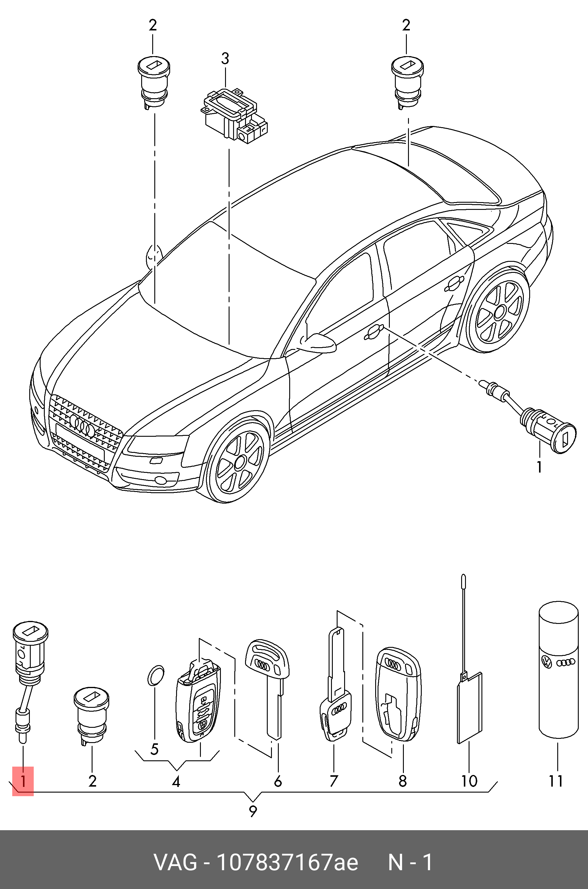 107837167AE VAG -