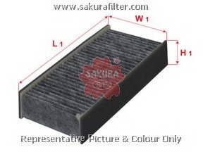 CAC1609 SAKURA Фильтр салона угольный комплект