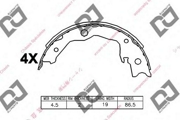 BS1147 DJPARTS Комплект тормозных колодок