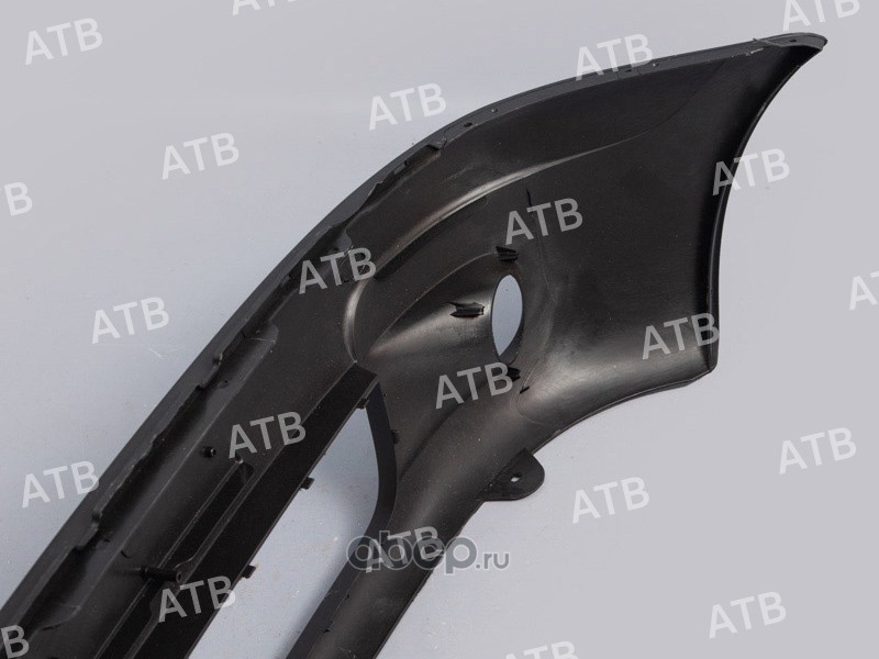 1ADM101NF ATB бампер Daewoo Matiz 1 2000-2015 передний шагрень под ПТФ