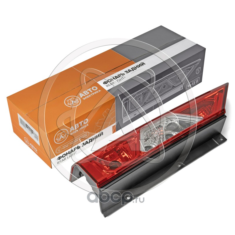 1121431371601AE AVTOELECTRICA Фонарь задний, ГАЗЕЛЬ NEXT (цельнометаллический кузов), левый, б/л, без жгута, 12 В