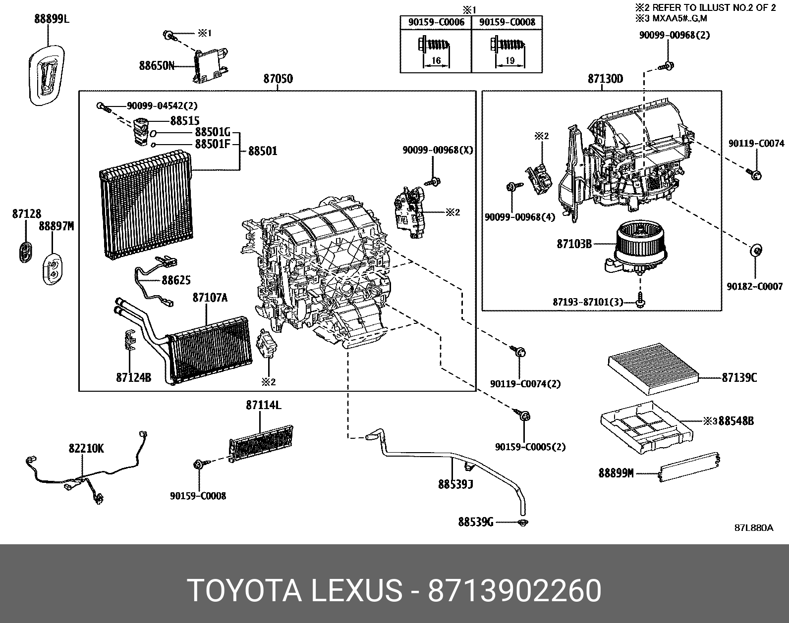 8713902260 TOYOTA Фильтр салона