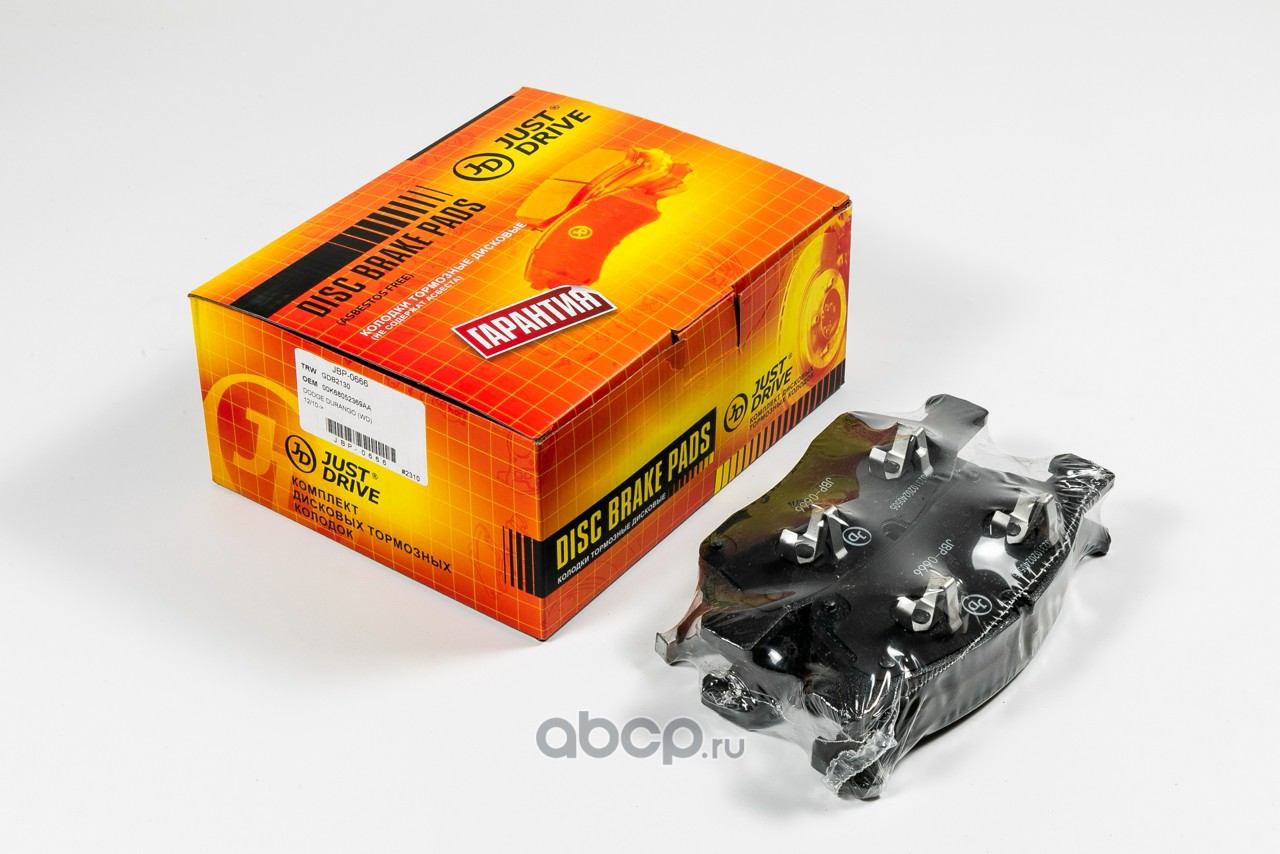 JBP0666 JUST DRIVE Колодки тормозные дисковые передние