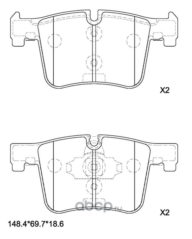 SKBP1103 S&K Колодки торм. перед.