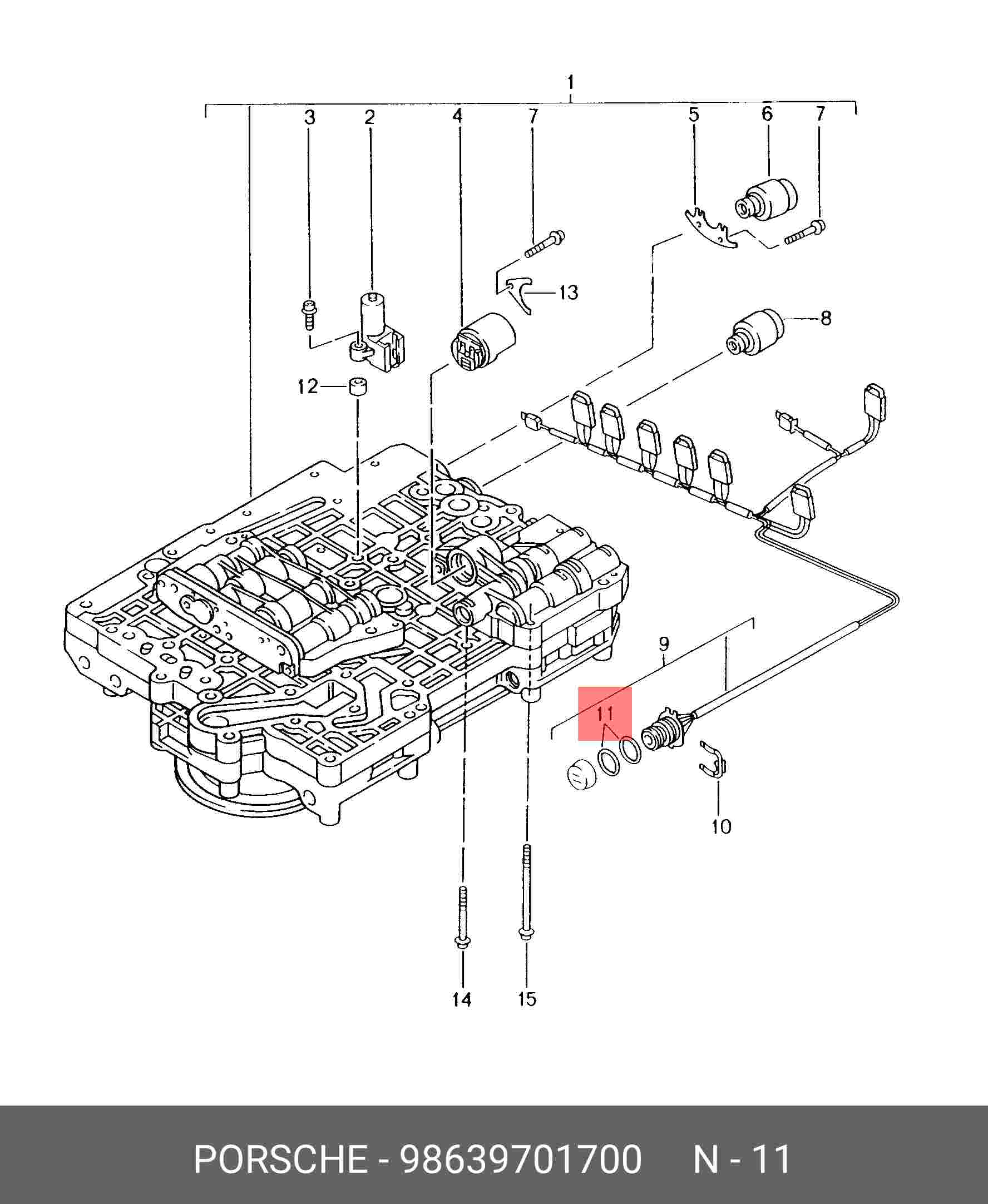 98639701700 PORSCHE 