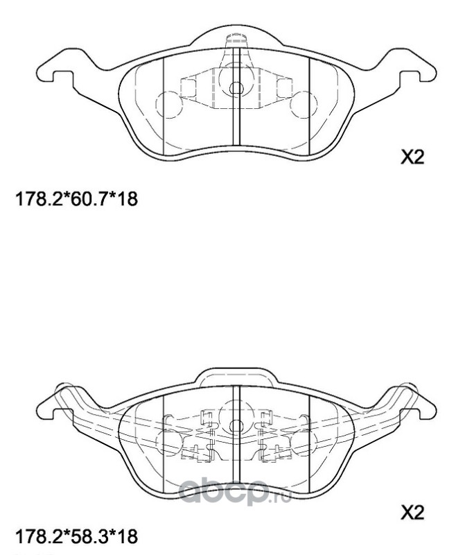 SKBP1073 S&K Колодки торм. перед.