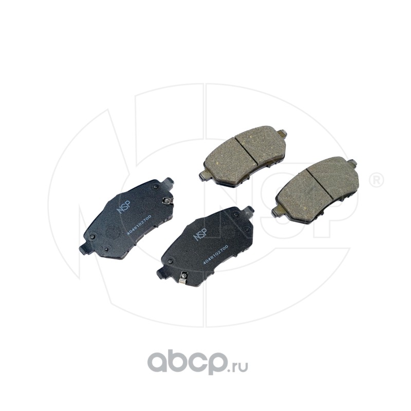 NSPRS7N70 NSP Колодки тормозные передниe (к-кт 4шт,керам.) GEELY Coolray (23-)