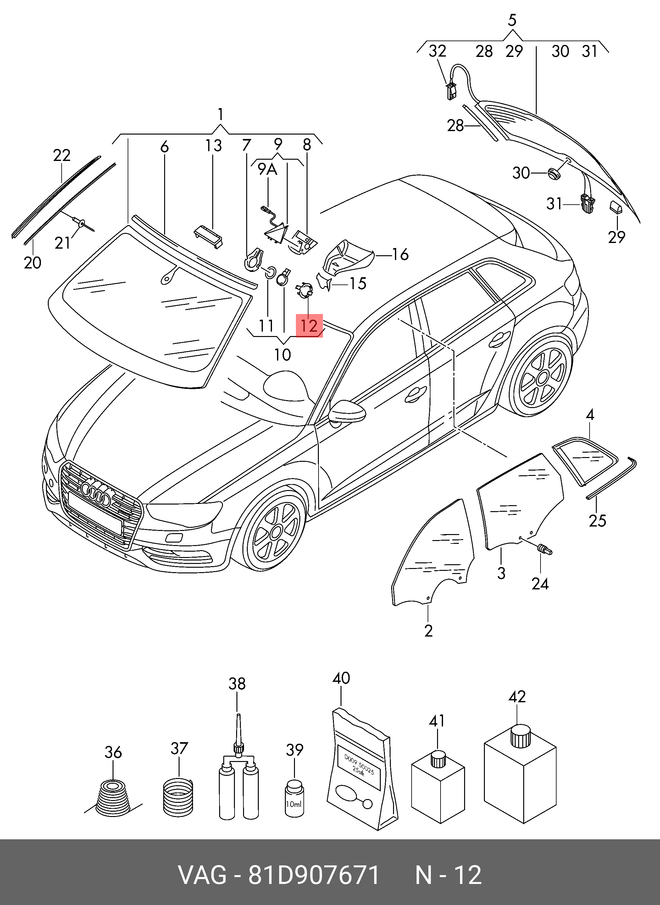81D907671 VAG 