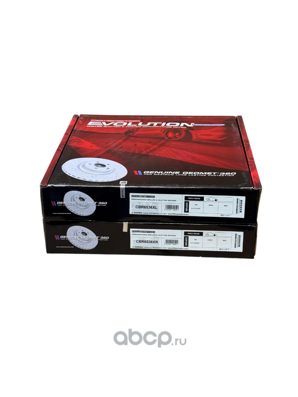 CBR6536 POWER STOP ДИСК ТОРМОЗНОЙ ПЕРЕДНИЙ