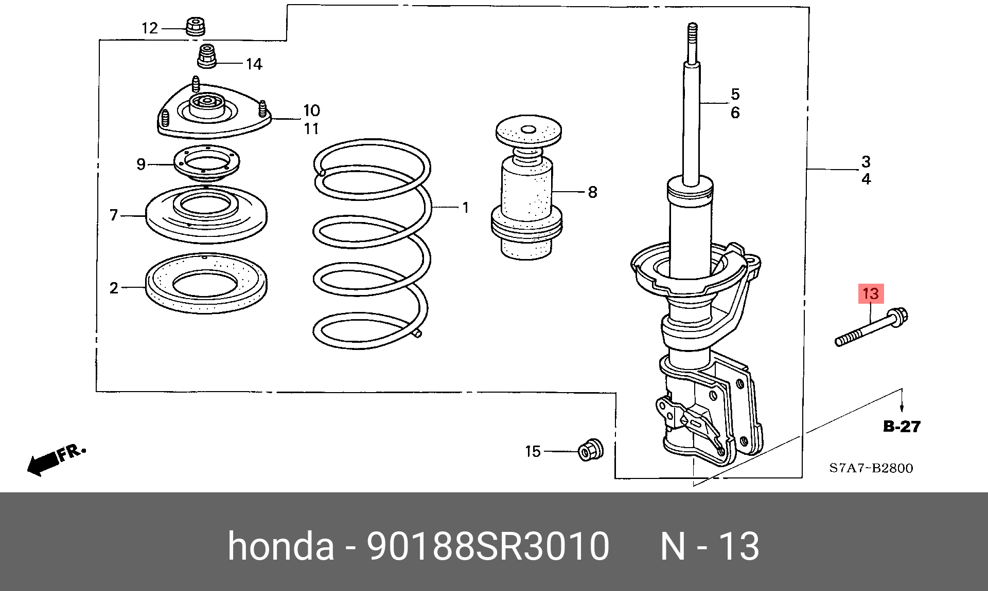 90188SR3010 HONDA -