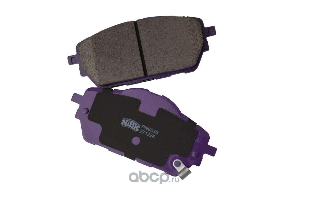 PN6035 NIBK Колодки тормозные дисковые