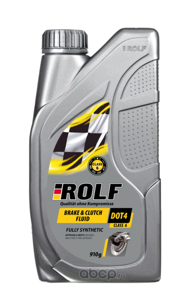 Тормозная жидкость Brake Clutch Fluid DOT 4 1л ROLF 323133