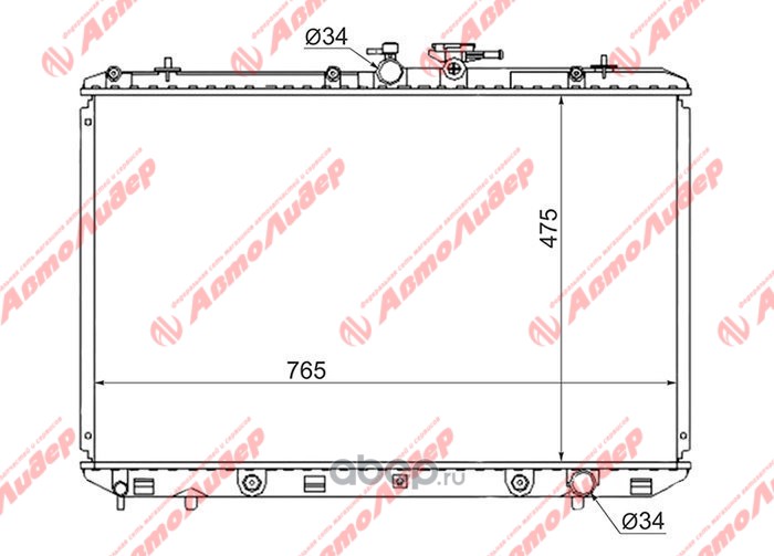 TYGSU402222 AUTOLEADER Радиатор