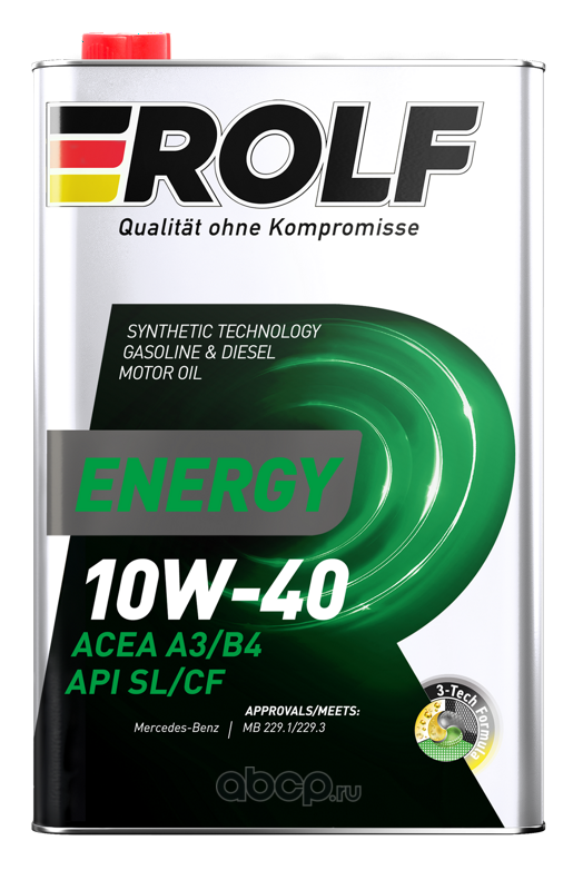 ROLF GT ENERGY 10W-40 1л ROLF 4260429110032