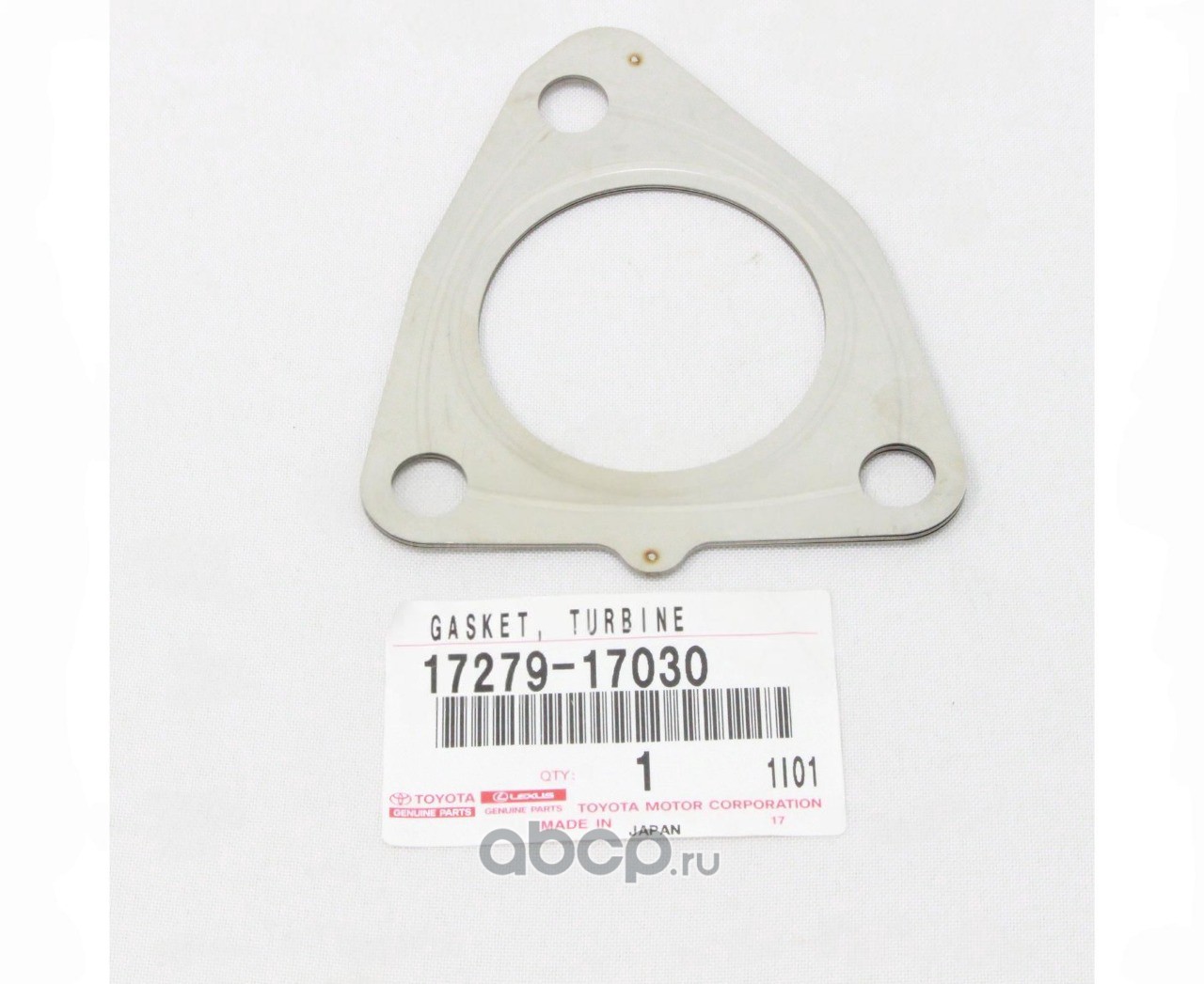 1727917030 TOYOTA ПРОКЛАДКА РЕЗИНОВАЯ
