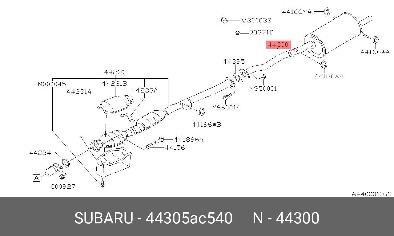 44305AC540 SUBARU 